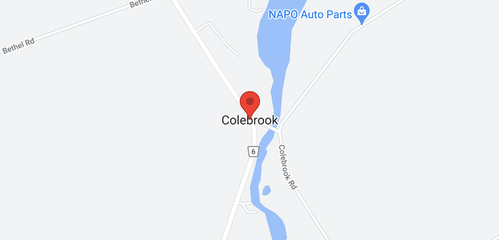map of 304 Colebrook RD